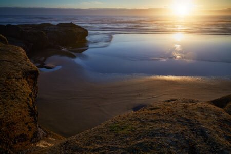 Sunset At Yachats