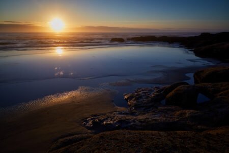 Sunset At Yachats