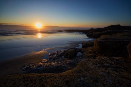 Sunset At Yachats