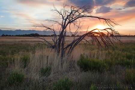Smoky Sandy Sunset