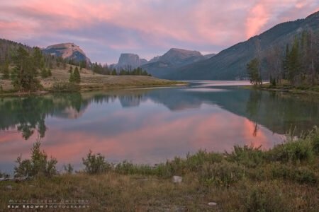 Lower Green River Lake Sunset