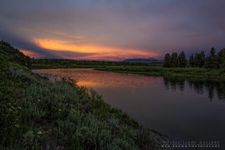 Sunset On The Snake River